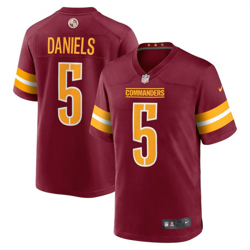 Jayden Daniels Washington Commanders Nike Vapor Untouchable Limited Jersey - Burgundy-GridironStore